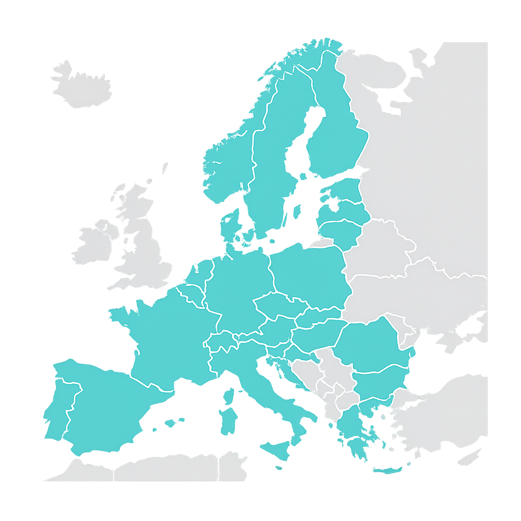 SKATINGER delivery across European Union countries