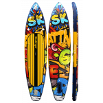 Skatinger Graffiti Yellow Touring SUP daska – Smjelost, Kontrast, Performanse