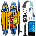 Skatinger Graffiti Yellow Touring SUP daska – Smjelost, Kontrast, Performanse