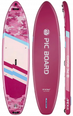 Skatinger Camouflage Pink univerzalna SUP daska za veslanje – stil, stabilnost i zabava