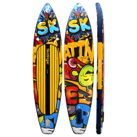 Skatinger Graffiti Yellow Touring SUP daska – Smjelost, Kontrast, Performanse