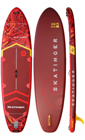 Skatinger Magma Red Allround SUP Board – Fluss, Kontrolle, Energie