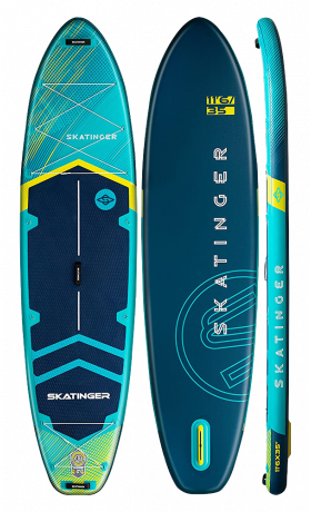 Skatinger Prana Light Blue Tabla SUP Allround – Estabilidad, Comodidad y Ligereza