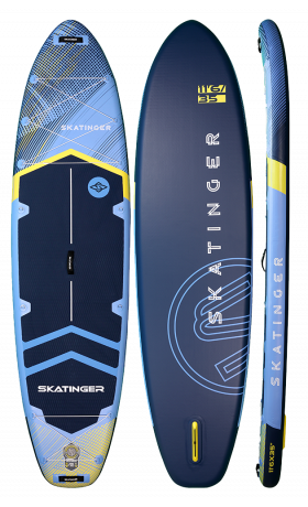 Skatinger Sky Blue Allround SUP deska – Ravnotežje, Natančnost in Udobje