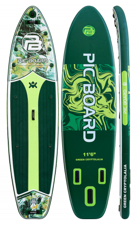 Skatinger Green Fantasy Tabla SUP Allround – Estabilidad, Velocidad, Versatilidad
