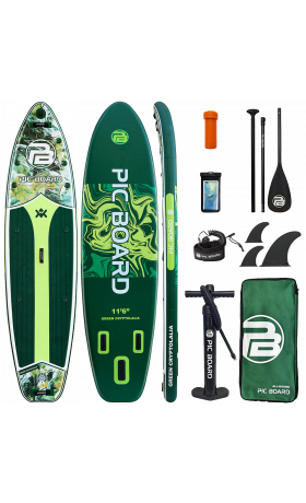 Skatinger Green Fantasy Tabla SUP Allround – Estabilidad, Velocidad, Versatilidad