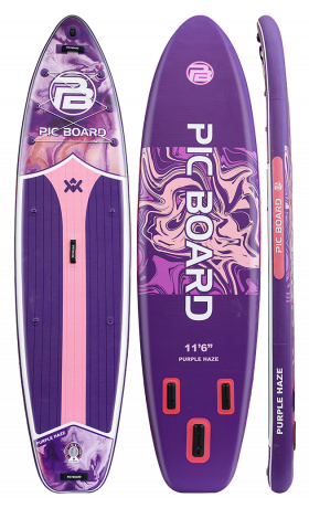 Skatinger Purple Fantasy Allround SUP deska – Stabilnost, Ravnotežje, Slog