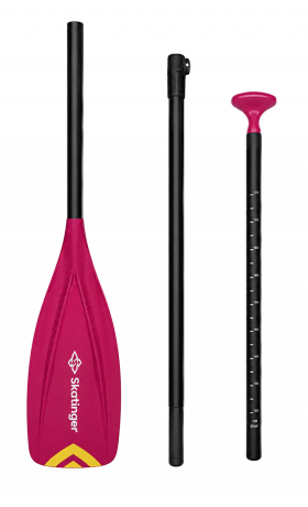 Skatinger Screen-Printed Fiberglass SUP Paddle