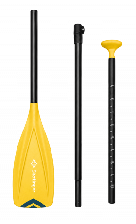 Skatinger Screen-Printed Fiberglass SUP Paddle