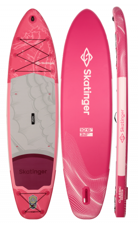 Skatinger Seahorse Pink Touring Paddle SUP Board – Grace, Comfort & Coastal Freedom