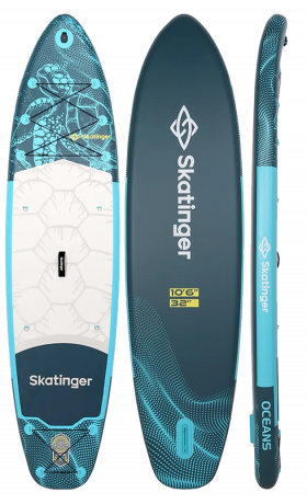 Skatinger Turtle Allround Paddle SUP Board – Stabilität, Komfort, Einzigartigkeit