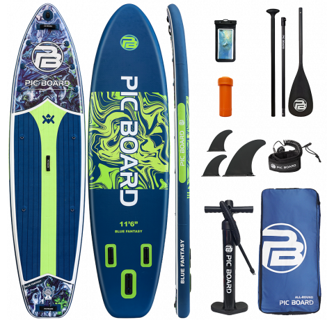 Skatinger Blue Fantasy Allround SUP daska – Energija, Udobnost, Kontrola