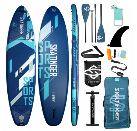 Skatinger Blue Sports Yoga SUP daska – Stabilnost, Ravnoteža, Kontrola