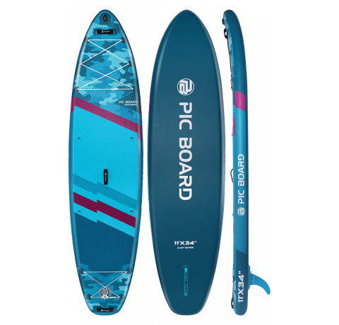 Skatinger Camouflage Blue Allround SUP daska – Snaga, Stabilnost, Kontrola