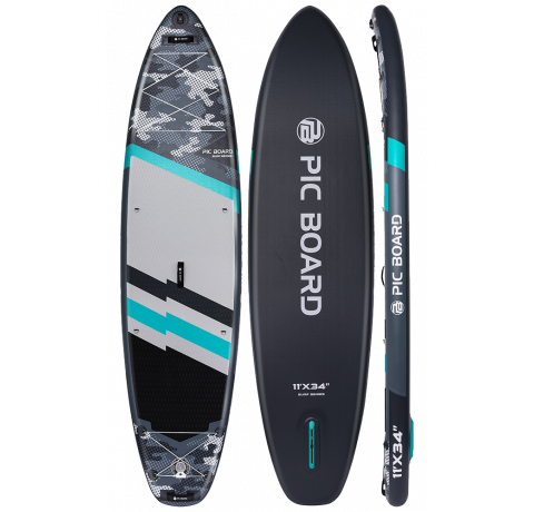 Skatinger Camouflage Grey Allround SUP daska – Snaga, Širina, Pouzdanost
