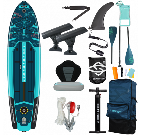 Skatinger Fishing Paddle SUP daska – Stabilnost, Prostor, Učinkovitost