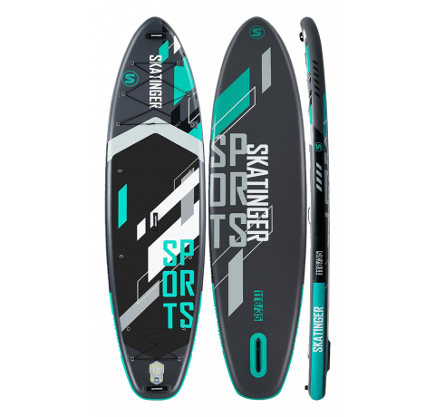 Skatinger Grey Sports Yoga SUP daska – Fokus, Snaga, Preciznost