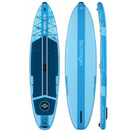 Skatinger Ice Age Blue Touring SUP daska – Smirenost, Jasnoća, Kontrola