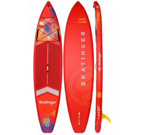 Skatinger Interstellar Red Touring SUP daska – Energija, Stil, Performanse