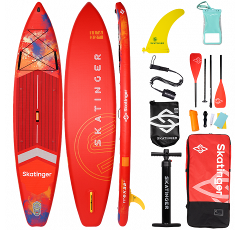 Skatinger Interstellar Red Touring SUP daska – Energija, Stil, Performanse