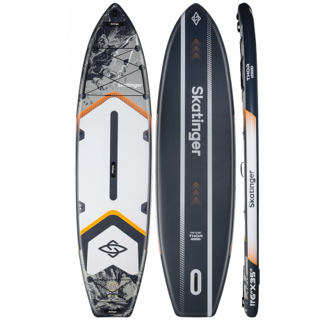Skatinger Thor Grey Allround SUP Daska – Lakoća, Stabilnost, Snaga