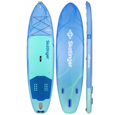 Skatinger Wave Blue Allround SUP daska – Stabilnost, Sigurnost, Snaga