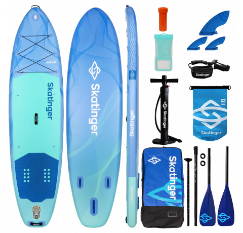 Skatinger Wave Blue Allround SUP daska – Stabilnost, Sigurnost, Snaga