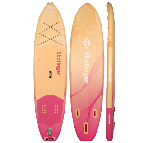 Skatinger Wave Yellow Allround SUP daska – Elegantncija, Stabilnost, Sigurnost