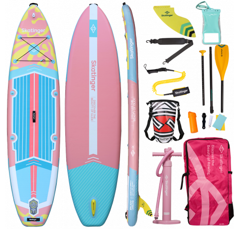 Skatinger White Night Glow SUP daska – Stabilnost, Udobnost, Opuštanje