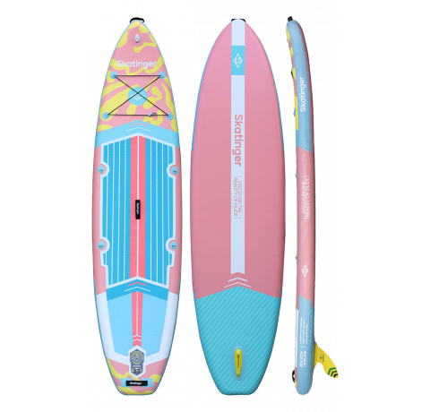 Skatinger White Night Glow SUP daska – Stabilnost, Udobnost, Opuštanje