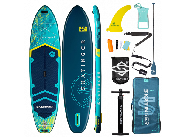 Skatinger Prana Light Blue Allround SUP daska– Stabilnost, Udobnost i Lakoća