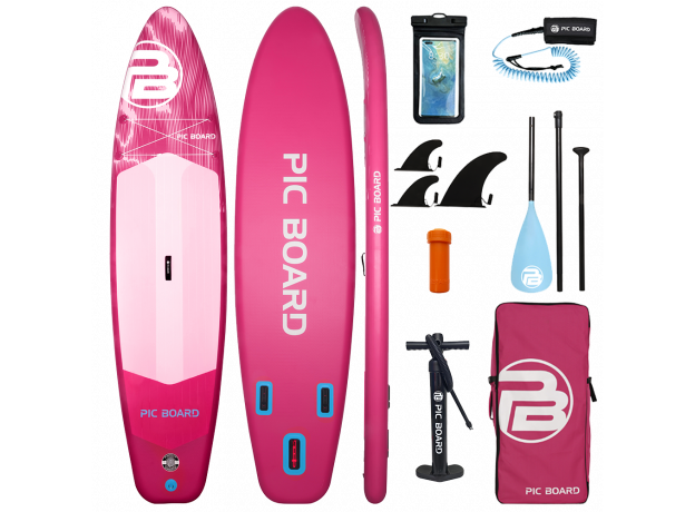 Skatinger Aurora Pink Allround Paddle SUP Board – Spacious, Playful & Empowering