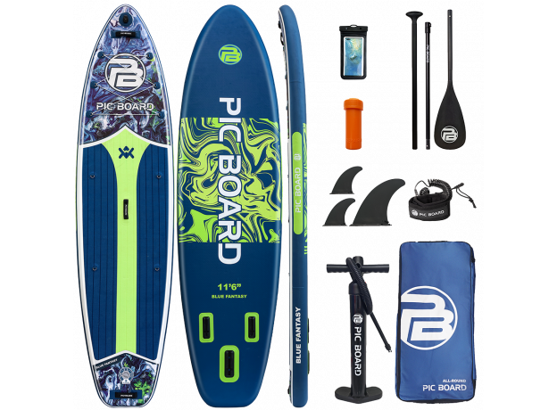 Skatinger Blue Fantasy Tabla SUP Allround – Energía, Comodidad, Control