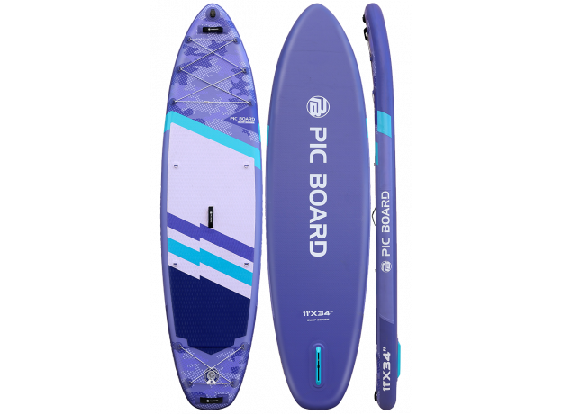 Skatinger Camouflage Purple Allround SUP daska – Stil, Ravnoteža, Svestranost