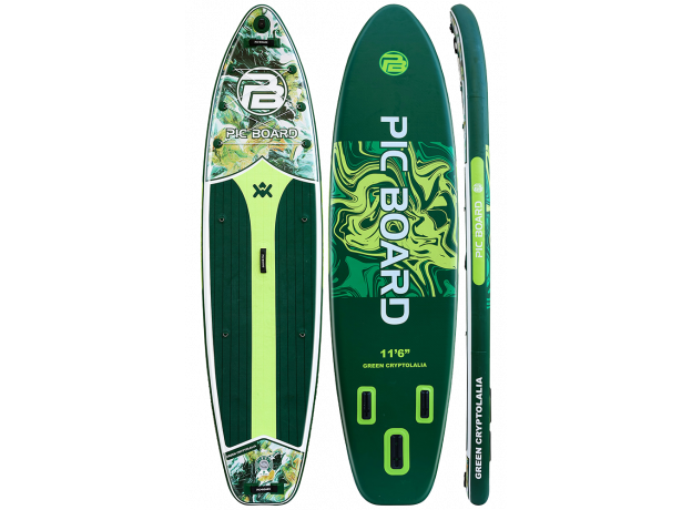 Skatinger Green Fantasy Allround Paddle SUP Board – Stable, Fast & Versatile