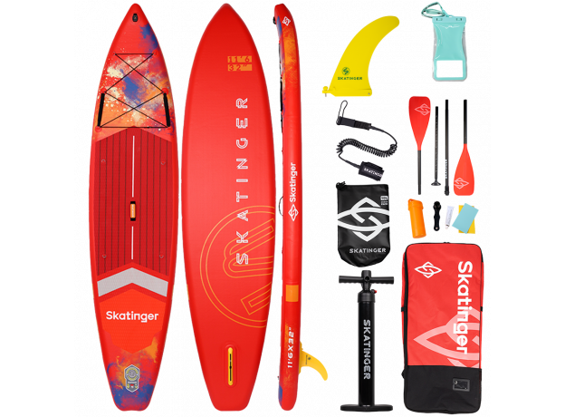 Skatinger Interstellar Red Touring SUP Board – Energie, Stil, Performance