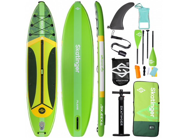 Skatinger Plans Green Touring SUP daska – Brzina, Stabilnost, Avantura