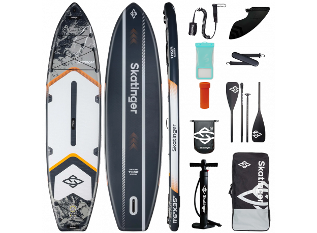 Skatinger Thor Grey Allround SUP Daska – Lakoća, Stabilnost, Snaga