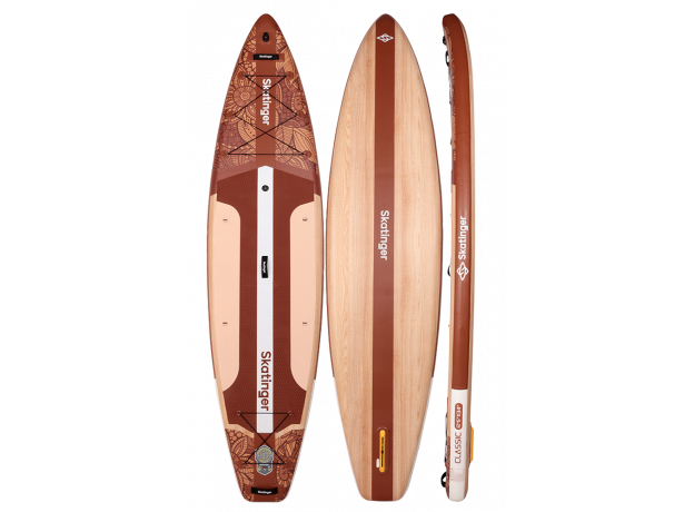Skatinger Waverider Light Brown Touring Paddle SUP Board – Natural, Smooth & Timeless